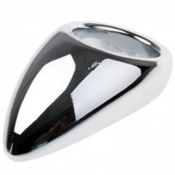 Teardrop shaped Chrome Pounder Cockring, 44 mm (1,75 in) - TOYS