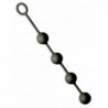 Anal Chain, Rubber Cord, Silicone, XL-XL-XL-XL, Black - TOYS