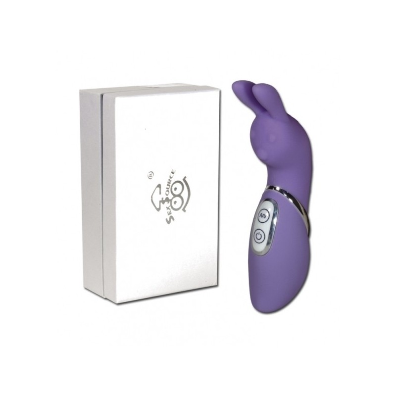 Vibrating Mini Rabbit, Vibrator, 15 cm (5,9 in), Purple - TOYS