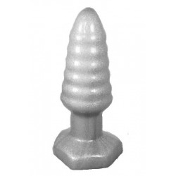 HIDDEN DESIRE Butt Plug Screwhead, Silver (M) - TOYS